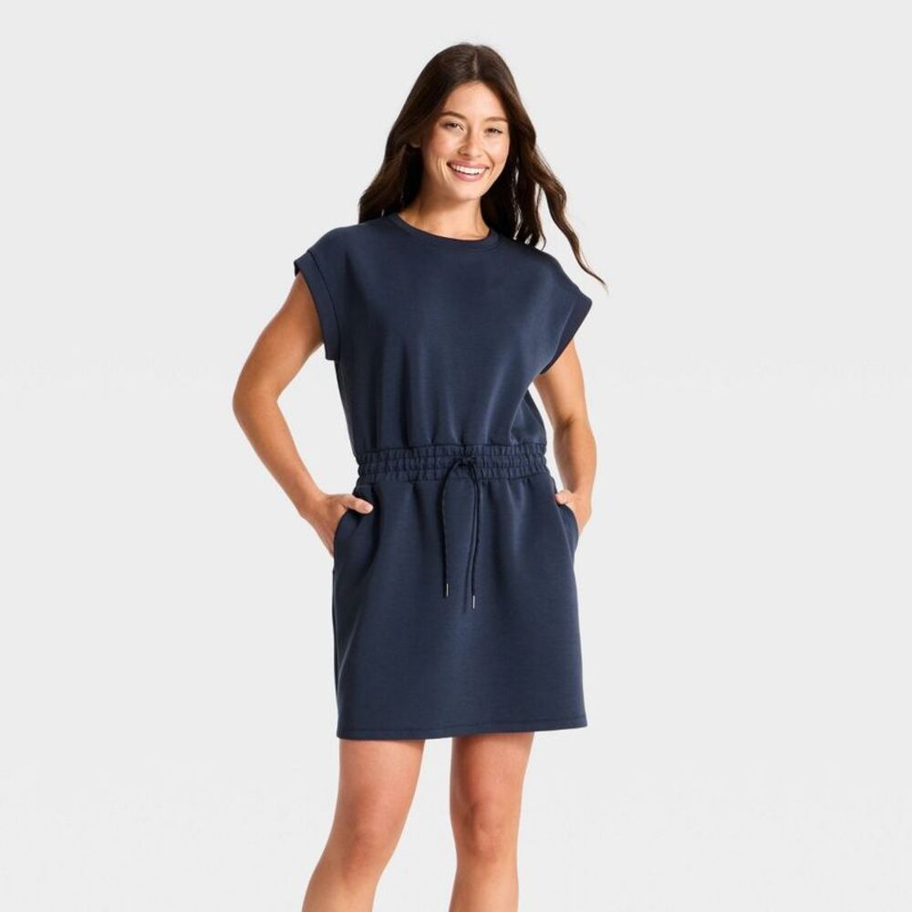 Women's Airy Sleek Dress - All In Motion Navy Blue M